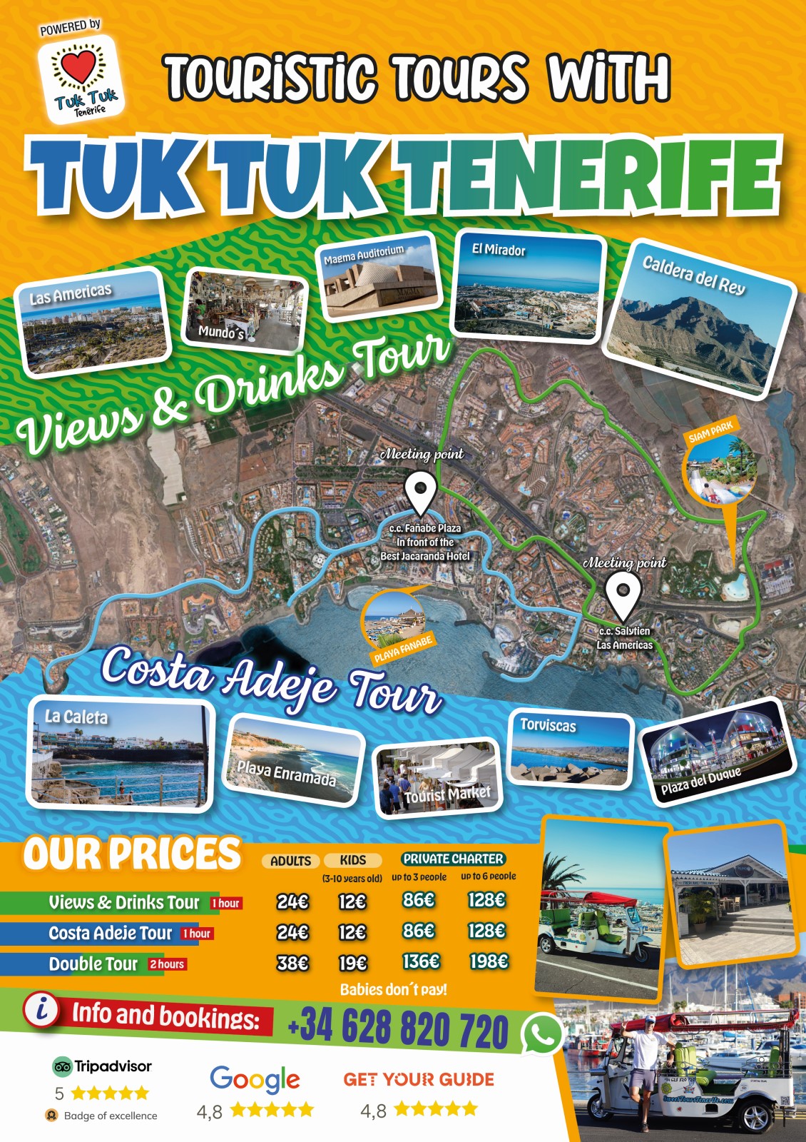 sweet tours tenerife mappa
